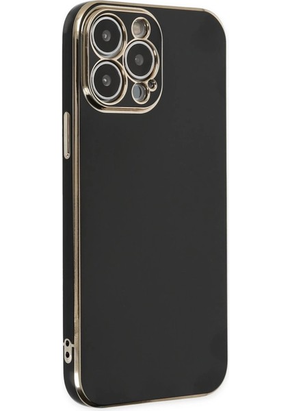 Iphone 14 Pro Max Kılıf Volet Silikon - Siyah