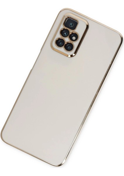 Xiaomi Redmi 10 2022 Kılıf Volet Silikon - Beyaz modelleri