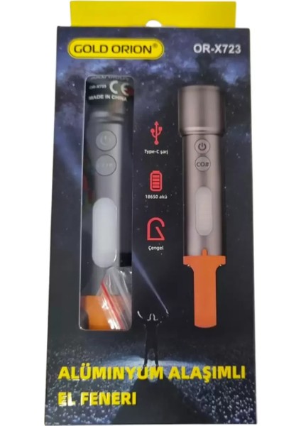 El Feneri X723 CB-X723 Taktik Feneri Askeri Meşale (4940) modelleri