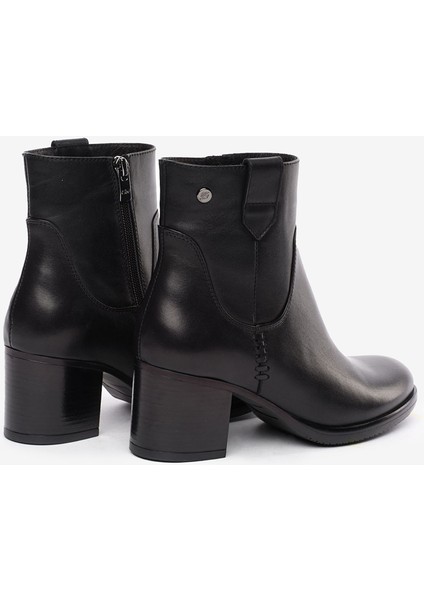 Kadın Siyah Hakiki Deri Topuklu Bot 5K2DB32031 fırsatları