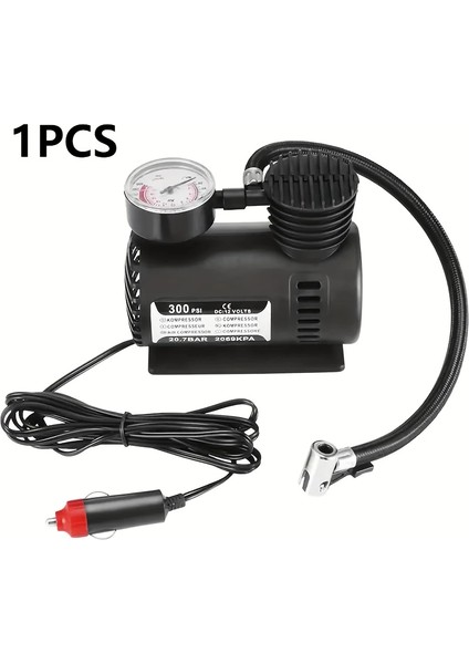 Plastik Gövdeli Siyah Mini Hava Kompresörü fırsatları