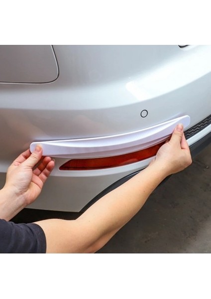 Araba Tampon Koruyucu Karbon Desenli Siyah Beyaz fırsatları