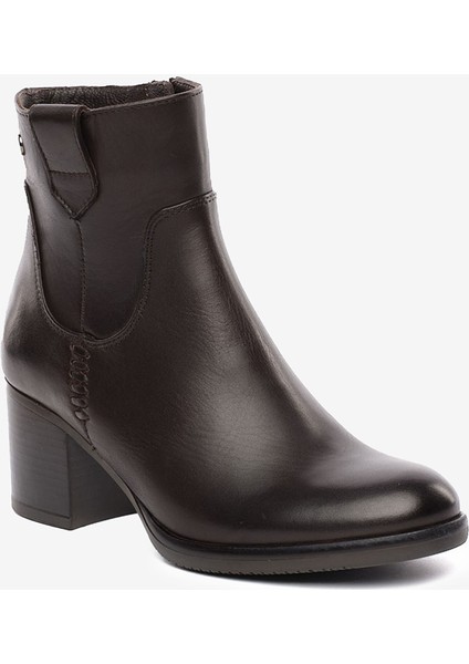 Kadın Kahverengi Hakiki Deri Topuklu Bot 5K2DB32031 fiyatları