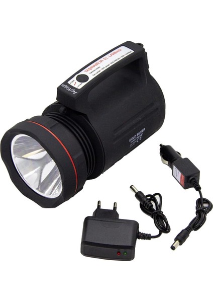 GS-8006 Parlak Ledli Taşınabilir Şarj Edilebilir El Feneri 15W modelleri