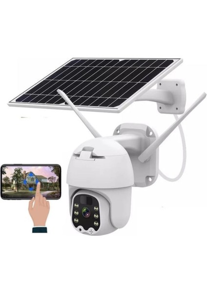 Sim Kartlı 4g Ptz 360 Hareketli Solar Güneş Enerjili 1080P Kamera Türkçe Program Son Sürüm fırsatları