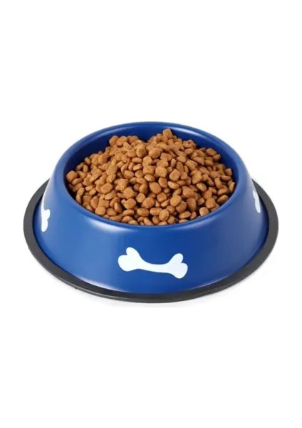 Renkli Kemik Desenli Metal Mama Kabı