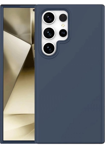 Samsung Galaxy S24 Ultra Kılıf First Silikon - Lacivert