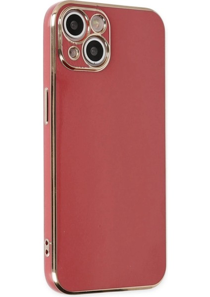 Iphone 14 Plus Kılıf Volet Silikon - Kırmızı