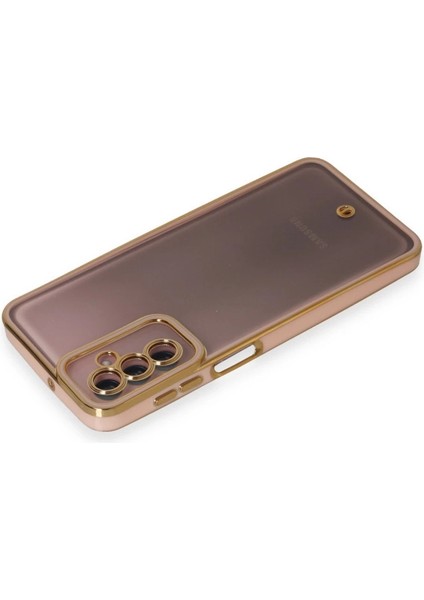 Samsung Galaxy M23 Kılıf Liva Lens Silikon - Pudra modelleri