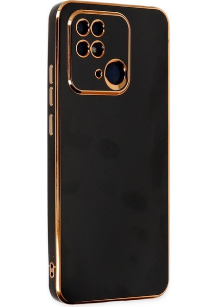 Xiaomi Redmi 10C Kılıf Volet Silikon - Siyah