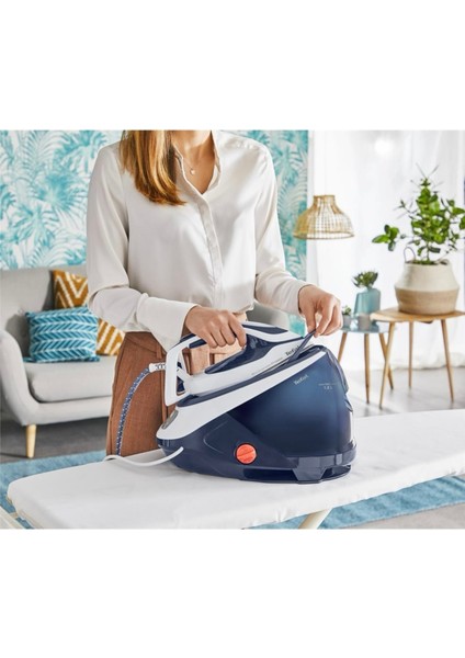 Pro Express Protect 7.6 Bar Yüksek Basınçlı Mavi Buhar Kazanlı Ütü - Kireç Avcısı, Damlama Emniyeti, Durilium Taban ve Sessiz Teknoloji