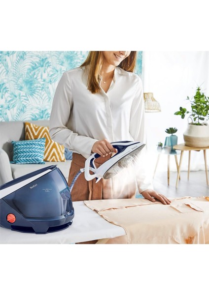 Pro Express Protect 7.6 Bar Yüksek Basınçlı Mavi Buhar Kazanlı Ütü - Kireç Avcısı, Damlama Emniyeti, Durilium Taban ve Sessiz Teknoloji