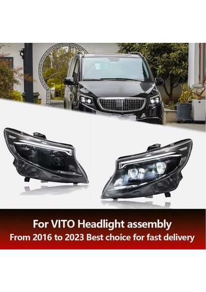 Mercedes V447 Vito 2024- Ön Far Seti LED (Facelift)