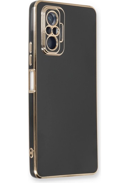 Xiaomi Redmi Note 10 Pro Kılıf Volet Silikon - Siyah