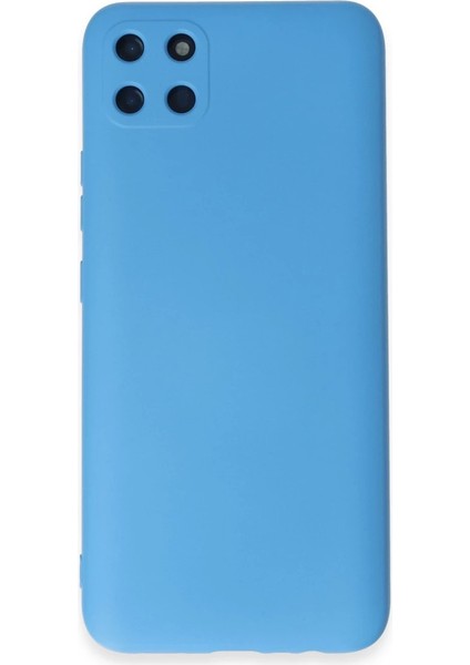 Realme C11 Kılıf Nano Içi Kadife Silikon - Mavi