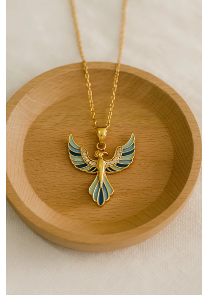 Anka Kuşu Paslanmaz Çelik Kolye