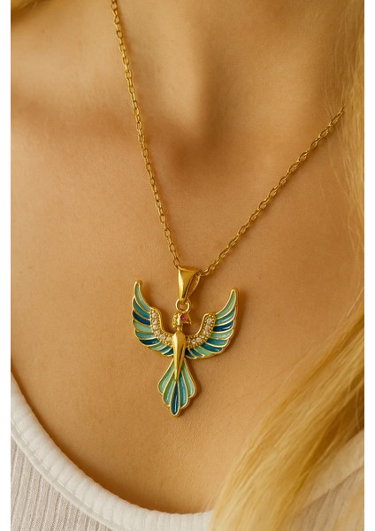 Anka Kuşu Paslanmaz Çelik Kolye fiyatları