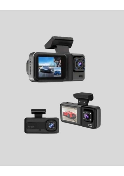 Buğz Full Hd 3'lü Araç Kamerası Geri Görüş Destekli Park Modlu 1080P Dvr indirimleri