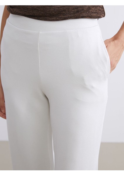 Yeni Sezon Beli Lastikli Geniş Paça Kadın Eşofman Altı modelleri