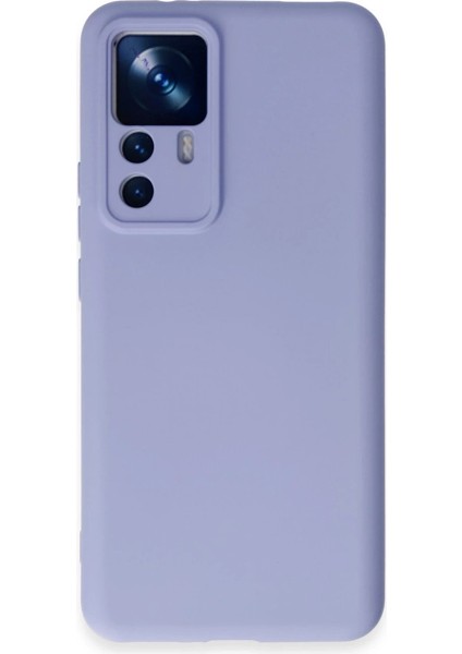 Xiaomi Mi 12T Pro Kılıf Nano Içi Kadife Silikon - Lila