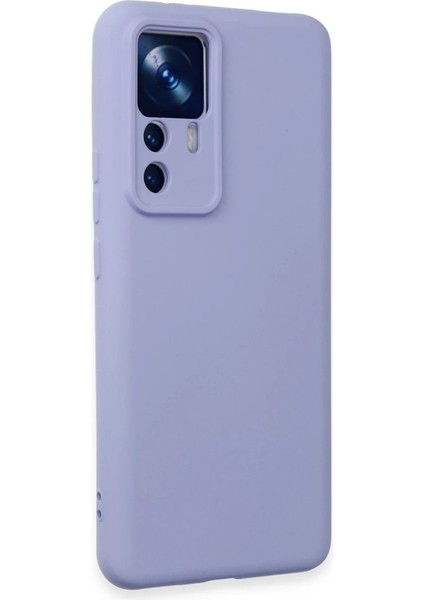 Xiaomi Mi 12T Pro Kılıf Nano Içi Kadife Silikon - Lila fiyatları