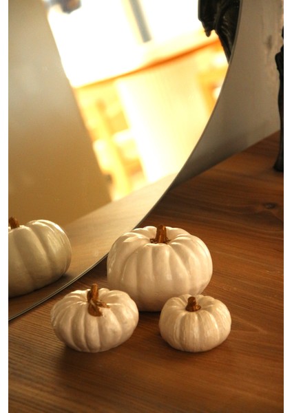 Balkabağı 3'lü Set,biblo, Ev Dekorasyon, Obje, Bohem, Tasarım, Sunum, modelleri