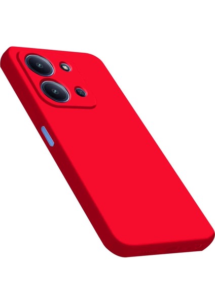 Xiaomi Redmi 15C 4g Nano Içi Kadife Silikon - Kırmızı modelleri