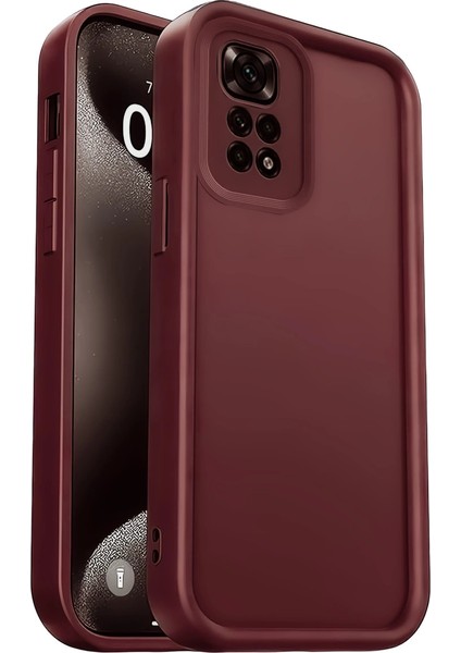 Xiaomi Redmi 10 2022 Kılıf Viera Silikon - Bordo