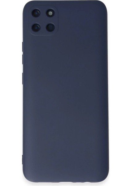 Realme C11 Kılıf Nano Içi Kadife Silikon - Lacivert