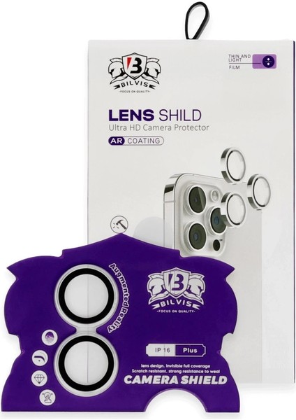 Newface Iphone 16 Bilvis Titan Kamera Lens - Gümüş