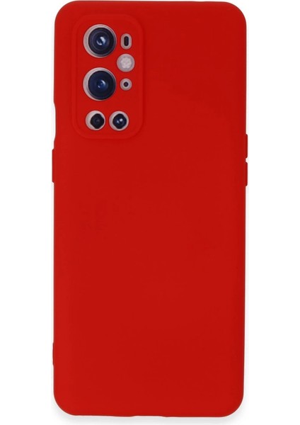One Plus 9 Pro Kılıf Nano Içi Kadife Silikon - Kırmızı