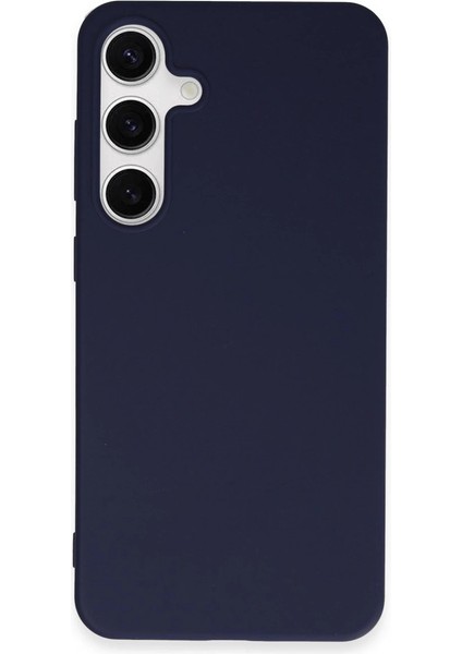 Samsung Galaxy S24 Plus Kılıf First Silikon - Lacivert modelleri