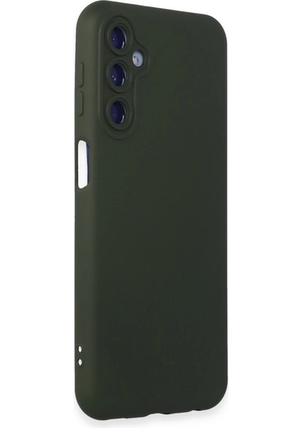 Samsung Galaxy M34 5g Kılıf Nano Içi Kadife Silikon - Koyu Yeşil fiyatları