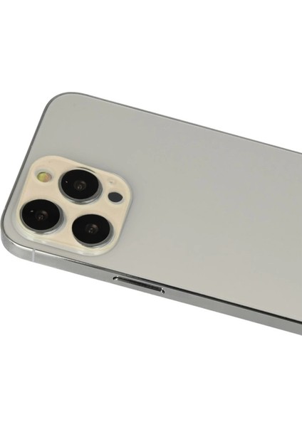 Iphone 12 Pro Rainbow Kamera Lens Koruma Cam - Gold