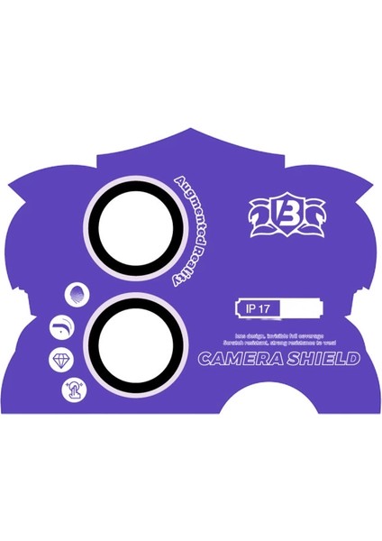 Apple Iphone 17 Bilvis Titan Kamera Lens - Lila fiyatları