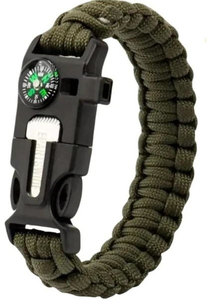 Düdük Çakı Pusula Çakmaktaşı Paraşüt Ipi Hayatta Kalma Bilekliği modelleri