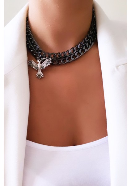 Ankakuş Çift Sıralı Choker