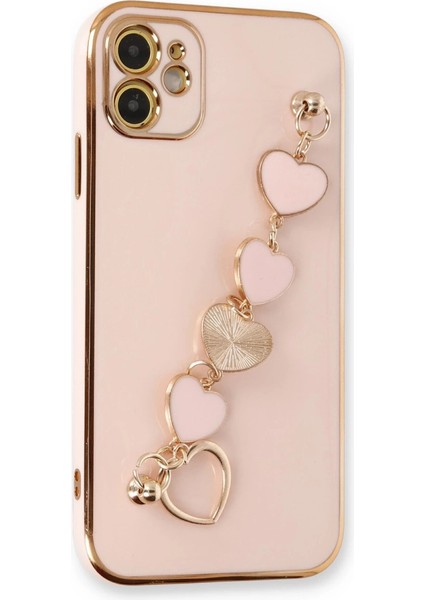 Iphone 12 Kılıf Esila Silikon - Pudra