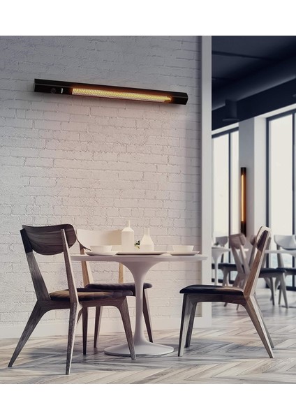 3ın1 Kullanım=yer Dikey - Duvar Yatay - D.dikey Infrared Isıtıcı Soba Slim Nemlendirici Hava Ünitesi - Optik Tekn.alüminyum Gövde 1250W SFH-6918 (5060)