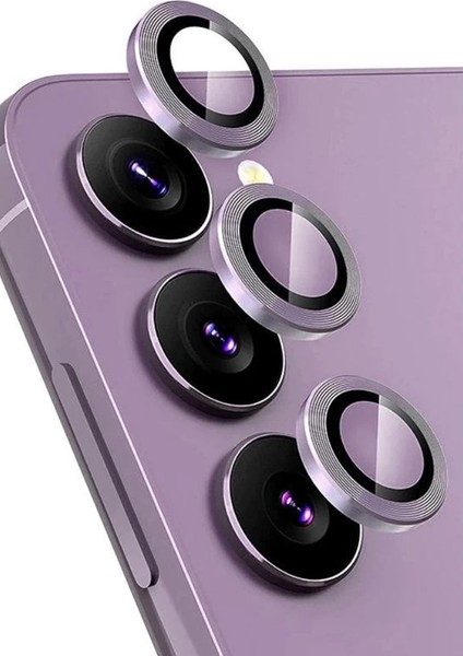 Samsung Galaxy S24 Fe Raze Metal Kamera Lens - Mor
