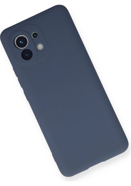 Xiaomi Mi 11 Kılıf Nano Içi Kadife Silikon - Gri modelleri