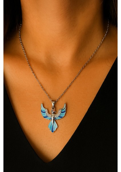 Anka Kuşu Çelik Kolye fiyatları