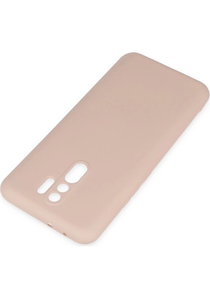 Xiaomi Redmi 9 Kılıf Nano Içi Kadife Silikon - Pudra modelleri