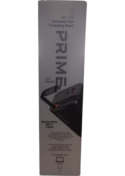 FC57 67W Gan Hızlı Şarj Adaptörü Dijital Ekranlı Dahili Retractable Usb-C Kablo + Usb-A Çıkışı | Telefon, Tablet ve Laptop Uyumlu fiyatları