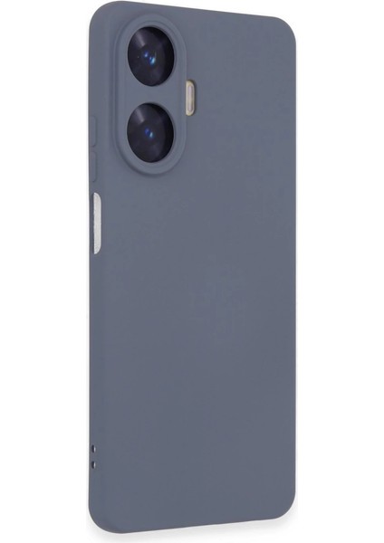 Realme C55 Kılıf Nano Içi Kadife Silikon - Gri fırsatları