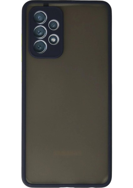 Samsung Galaxy A72 Kılıf Montreal Silikon Kapak - Lacivert