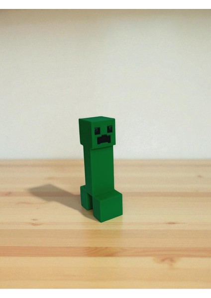 Dekoratif Minecraft Creeper Figürü – Oyun Karakteri Tasarımı, Koleksiyon Parçası