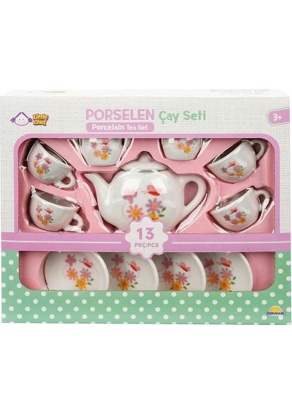 Buğz 1501 Porselen Çay Seti 13 Parça -Sunman