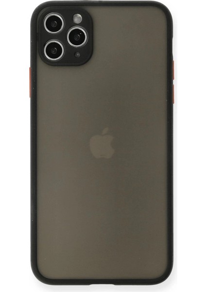 Iphone 11 Pro Max Kılıf Montreal Silikon Kapak - Siyah
