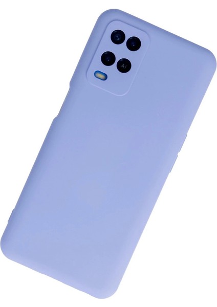 Oppo A54 4g Kılıf Nano Içi Kadife Silikon - Lila fiyatları